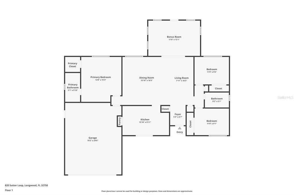 На продажу: $365,000 (3 спален, 2 ванн, 1501 Квадратных фут)