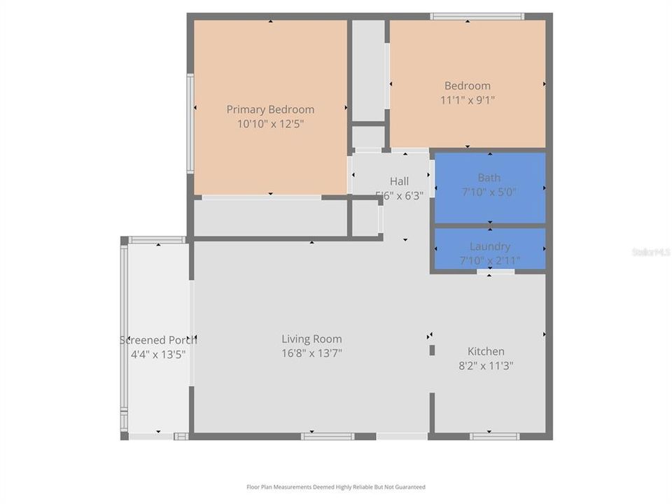 For Sale: $145,000 (2 beds, 1 baths, 752 Square Feet)