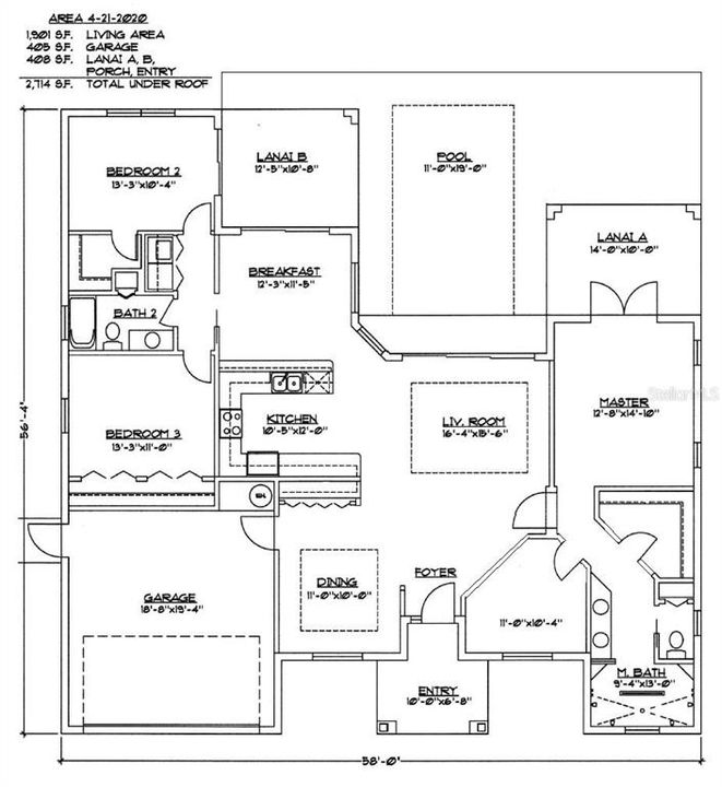 На продажу: $874,900 (3 спален, 2 ванн, 1862 Квадратных фут)