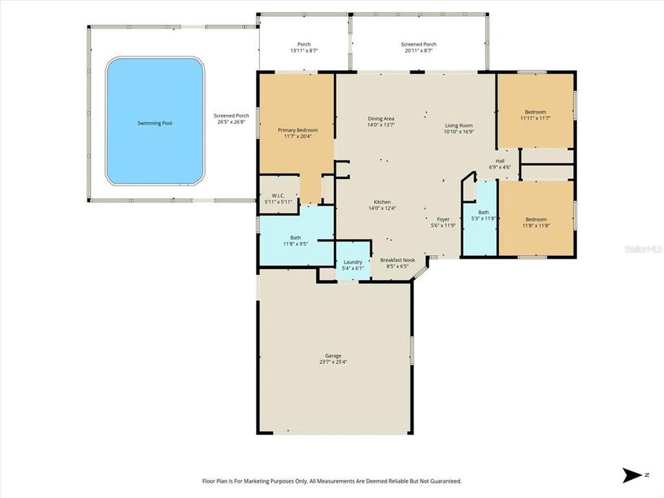 For Sale: $350,000 (3 beds, 2 baths, 1450 Square Feet)