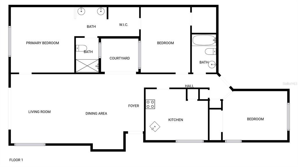 На продажу: $300,000 (3 спален, 2 ванн, 1399 Квадратных фут)