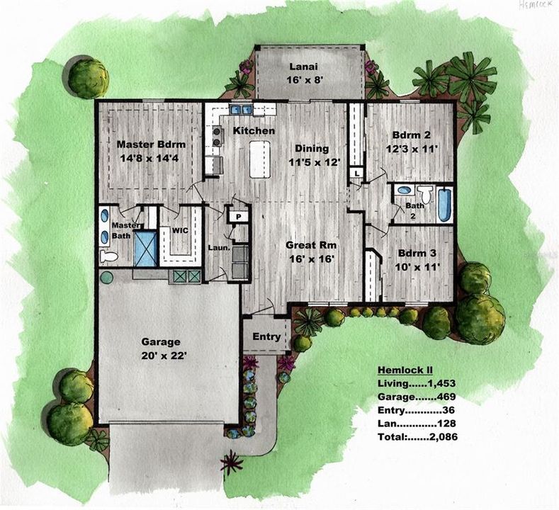 待售: $279,000 (3 贝兹, 2 浴室, 1453 平方英尺)