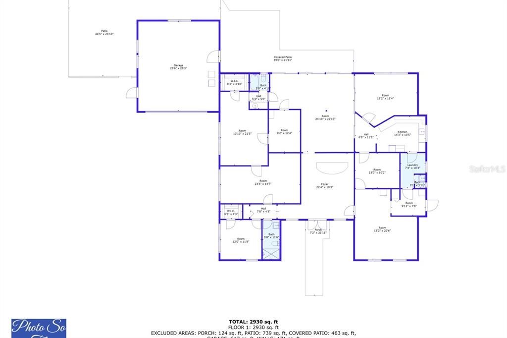 На продажу: $1,095,000 (4 спален, 2 ванн, 3534 Квадратных фут)
