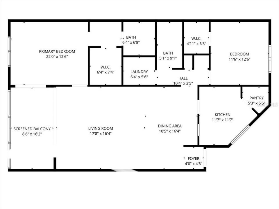 For Sale: $190,000 (2 beds, 2 baths, 1405 Square Feet)