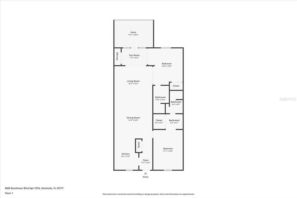 En Venta: $195,000 (2 camas, 2 baños, 1140 Pies cuadrados)