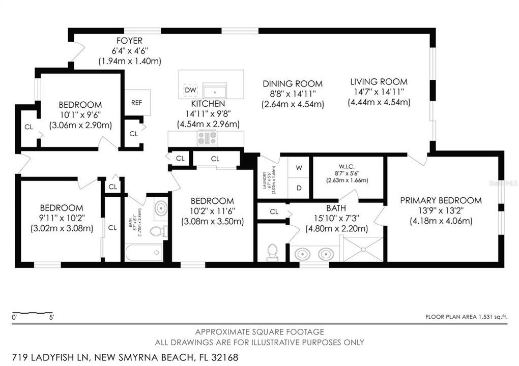 En Venta: $375,000 (4 camas, 2 baños, 1616 Pies cuadrados)