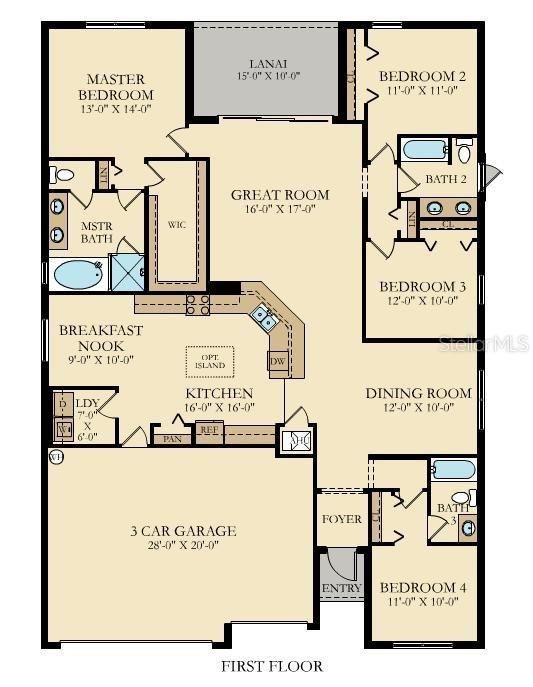 En Venta: $639,999 (4 camas, 3 baños, 2287 Pies cuadrados)