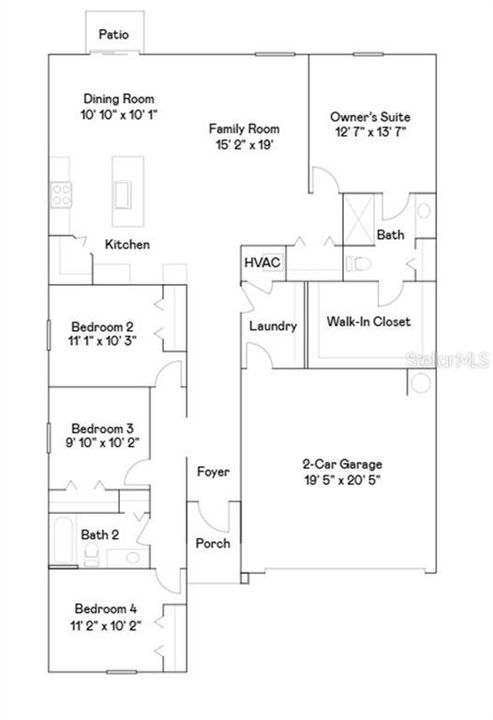 For Rent: $2,095 (4 beds, 2 baths, 1936 Square Feet)