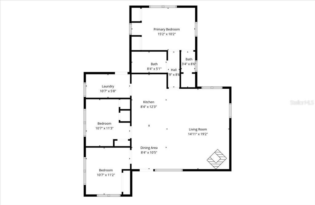 For Sale: $210,000 (3 beds, 2 baths, 1130 Square Feet)