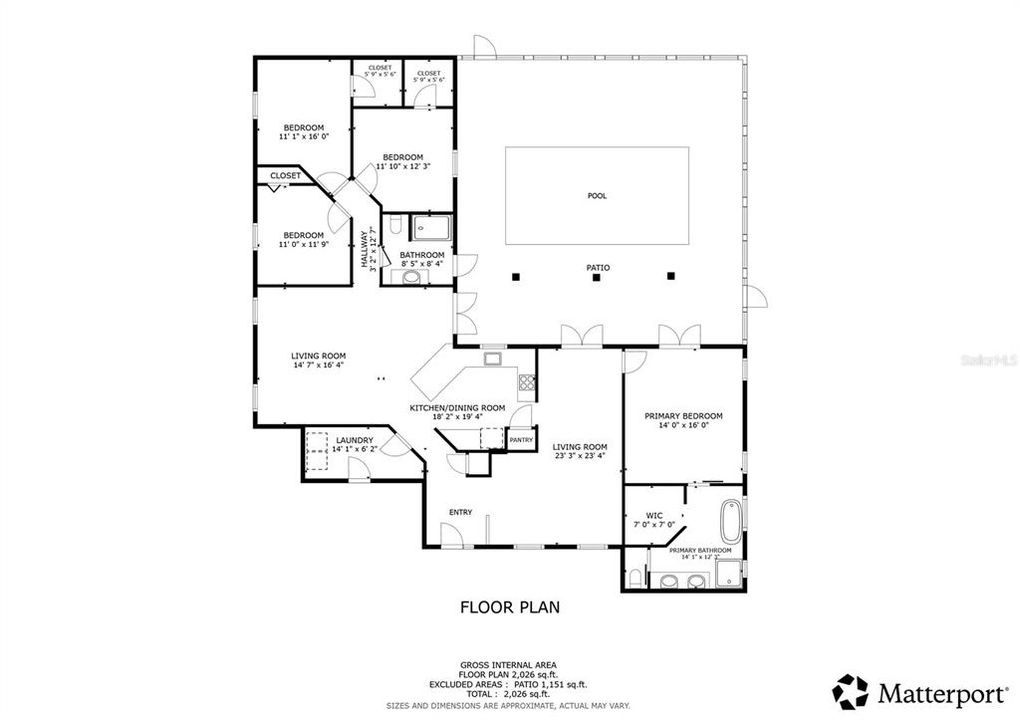 На продажу: $519,000 (4 спален, 2 ванн, 2253 Квадратных фут)