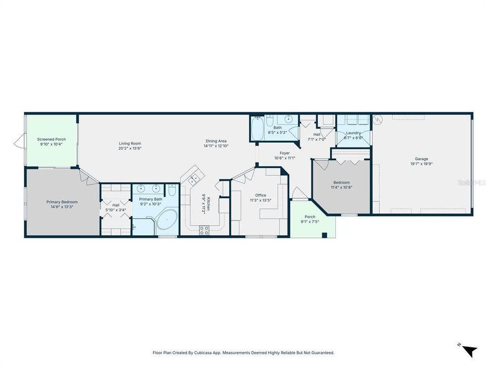 На продажу: $375,000 (2 спален, 2 ванн, 1525 Квадратных фут)
