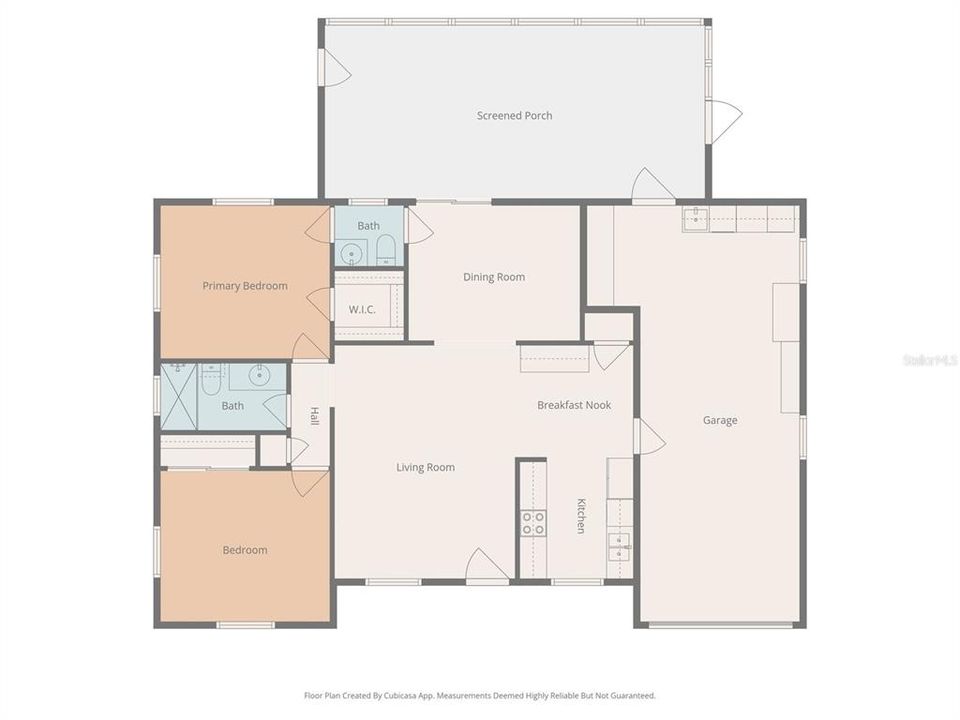 На продажу: $415,000 (2 спален, 1 ванн, 1187 Квадратных фут)