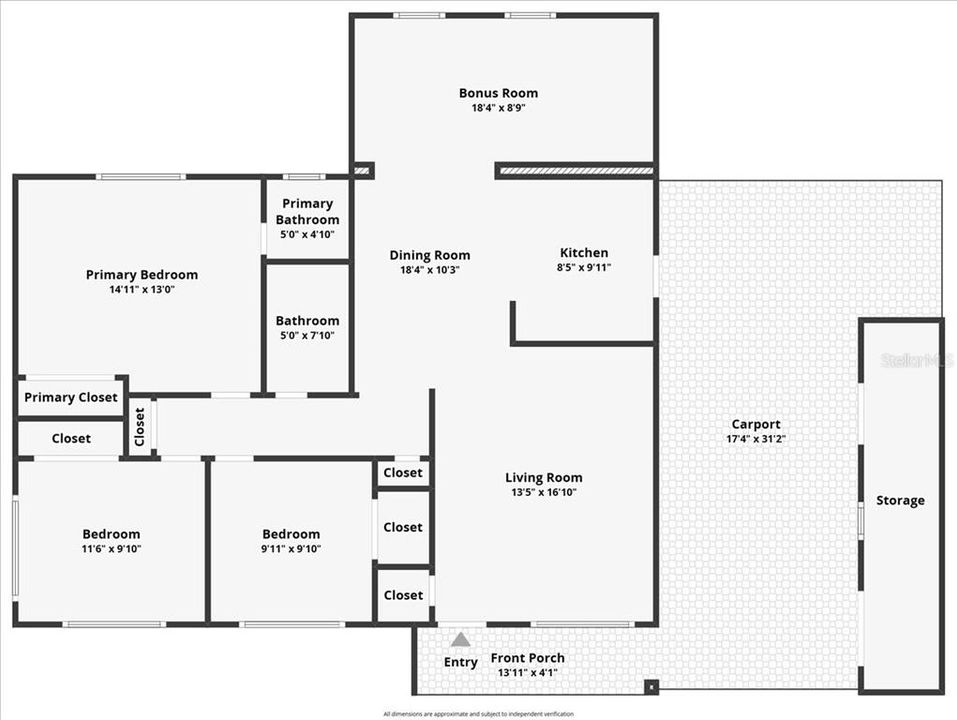 На продажу: $444,000 (3 спален, 1 ванн, 1359 Квадратных фут)