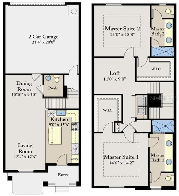 En Renta: $2,300 (2 camas, 2 baños, 1639 Pies cuadrados)