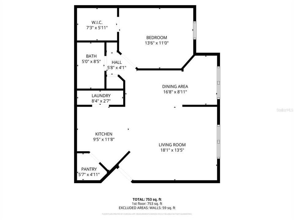 For Sale: $199,900 (1 beds, 1 baths, 750 Square Feet)