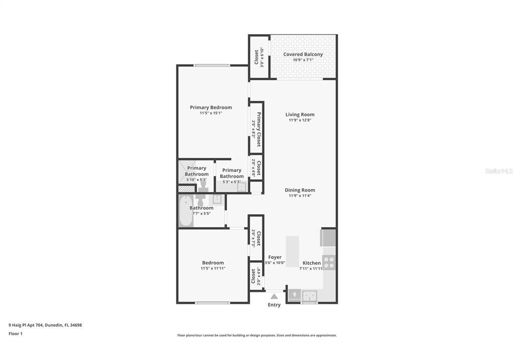 En Venta: $375,000 (2 camas, 2 baños, 975 Pies cuadrados)