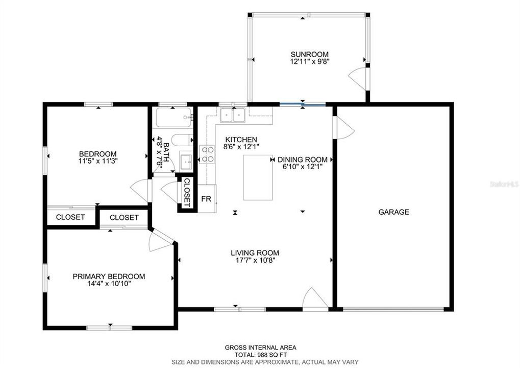 En Venta: $325,000 (2 camas, 1 baños, 1028 Pies cuadrados)