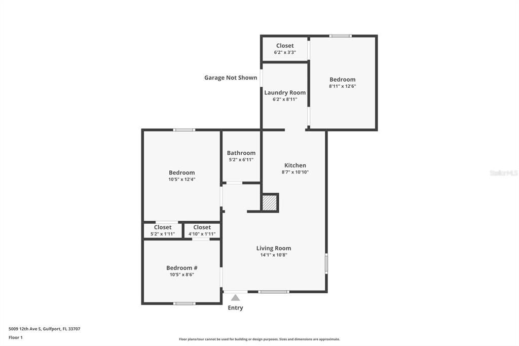For Sale: $319,000 (3 beds, 1 baths, 804 Square Feet)