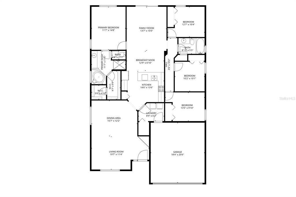 待售: $364,900 (4 贝兹, 2 浴室, 1905 平方英尺)