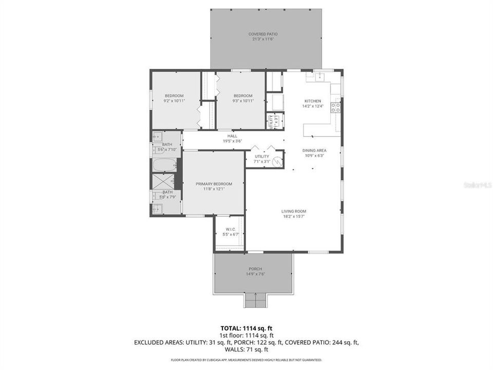For Sale: $299,000 (3 beds, 2 baths, 1246 Square Feet)