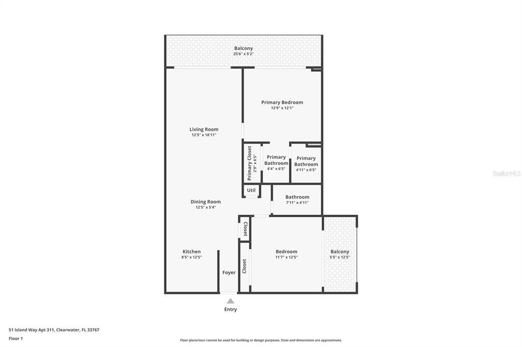 For Sale: $450,000 (2 beds, 2 baths, 966 Square Feet)