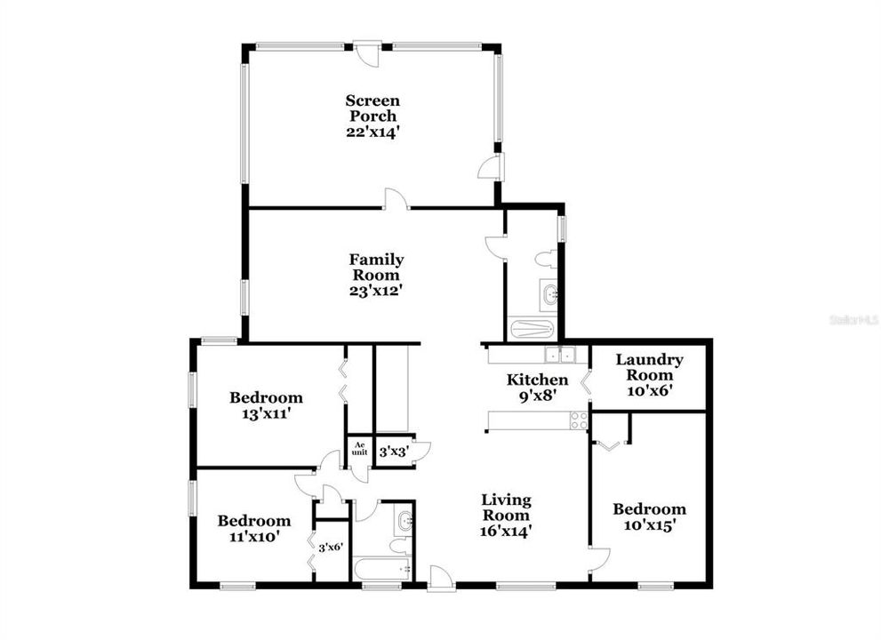 В аренду: $2,395 (3 спален, 1 ванн, 1004 Квадратных фут)