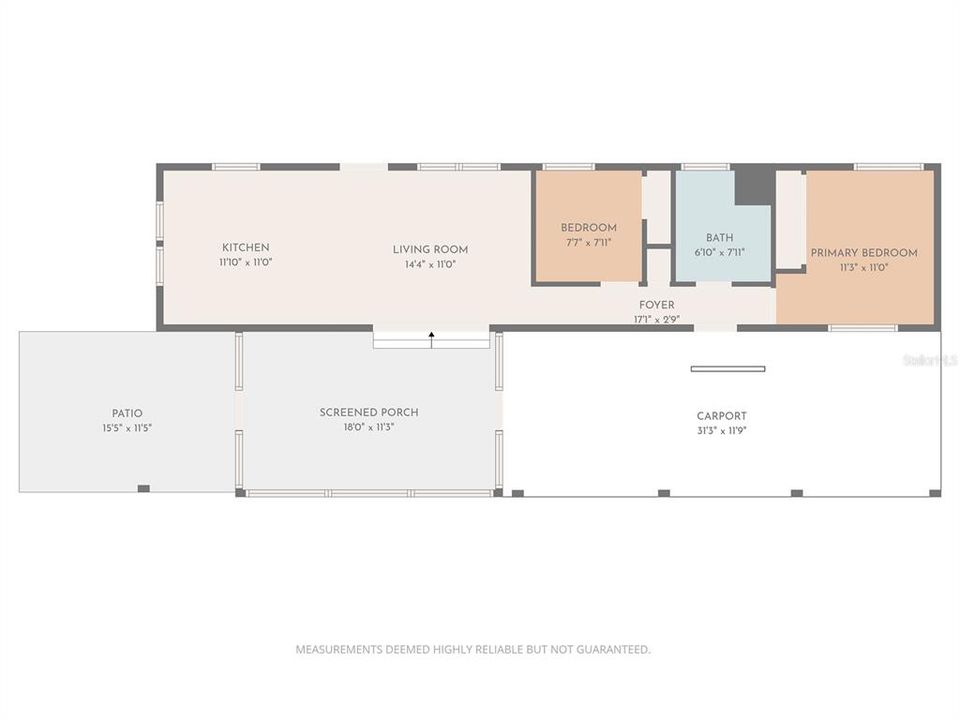 En Venta: $135,000 (2 camas, 1 baños, 672 Pies cuadrados)