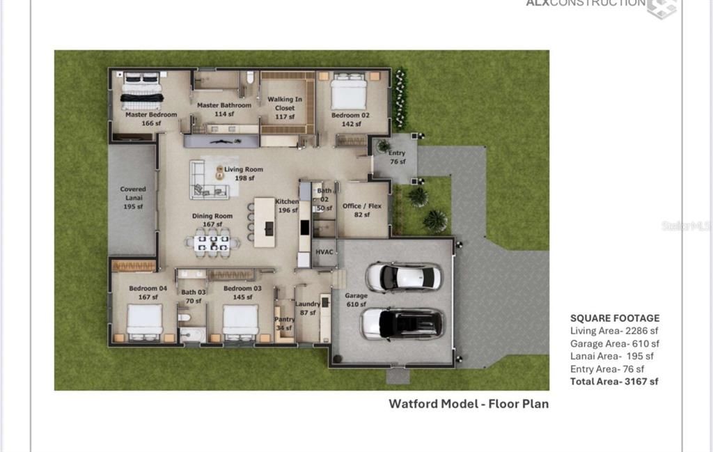 For Sale: $490,000 (4 beds, 3 baths, 2286 Square Feet)