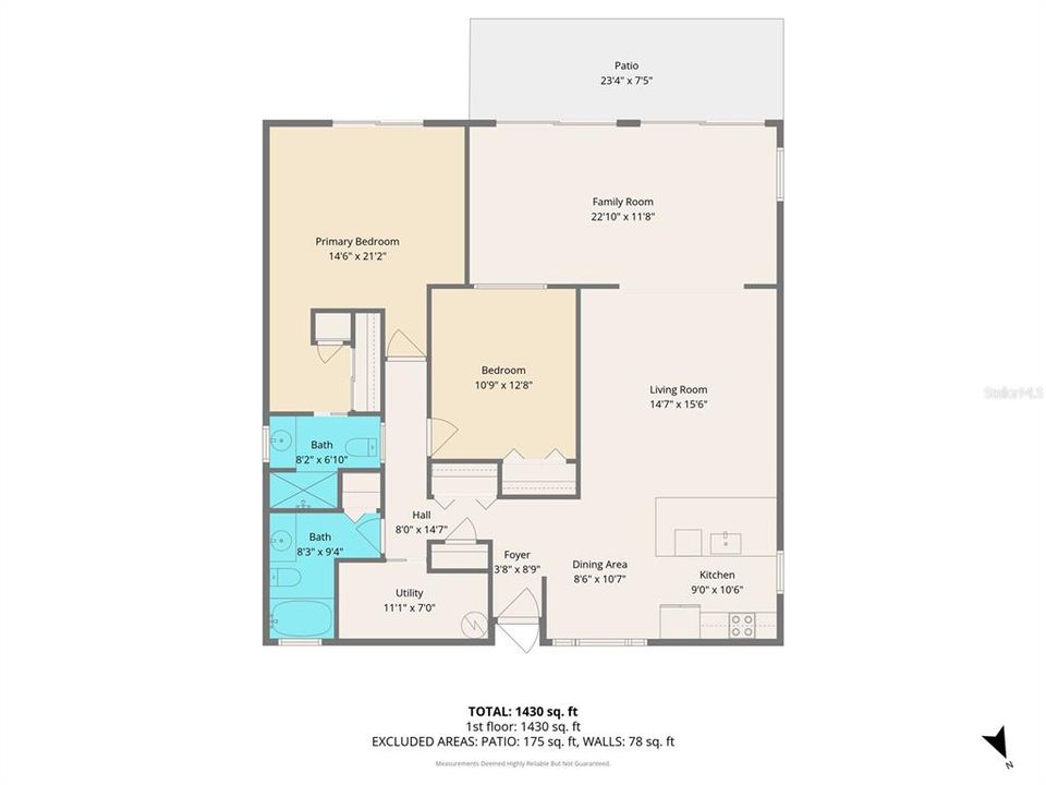 For Sale: $269,000 (2 beds, 2 baths, 1684 Square Feet)