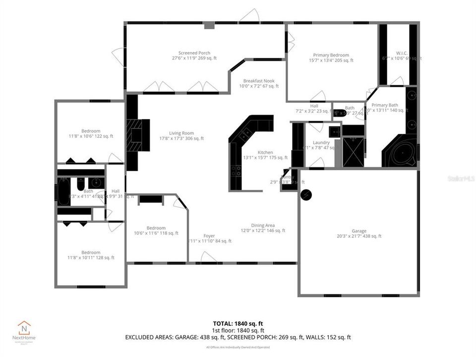 En Venta: $450,000 (3 camas, 2 baños, 2052 Pies cuadrados)