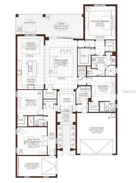 На продажу: $800,000 (3 спален, 3 ванн, 2600 Квадратных фут)