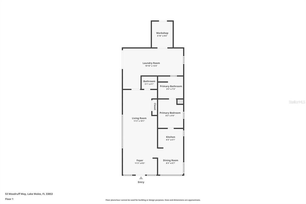 For Sale: $59,500 (1 beds, 1 baths, 518 Square Feet)