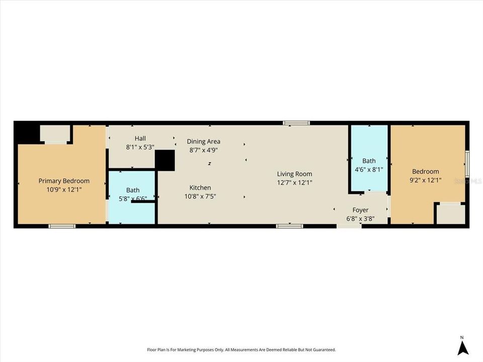 For Sale: $167,000 (2 beds, 2 baths, 728 Square Feet)