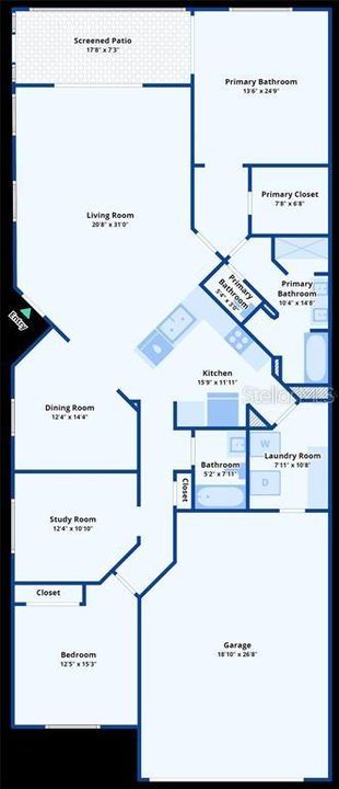 待售: $300,000 (2 贝兹, 2 浴室, 1749 平方英尺)
