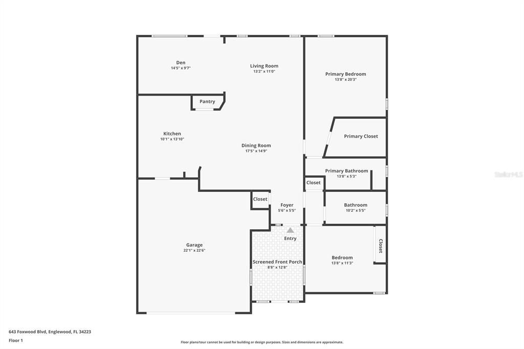 For Sale: $279,000 (2 beds, 2 baths, 1389 Square Feet)