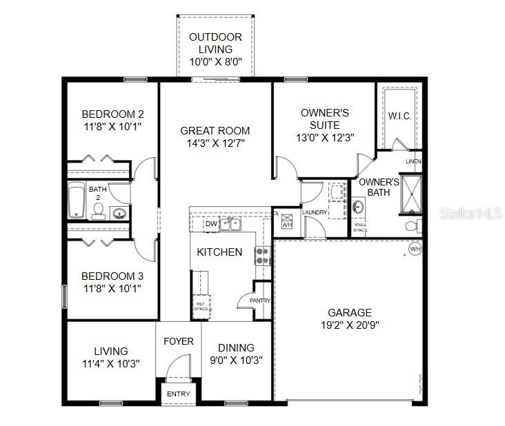 На продажу: $244,990 (3 спален, 2 ванн, 1552 Квадратных фут)