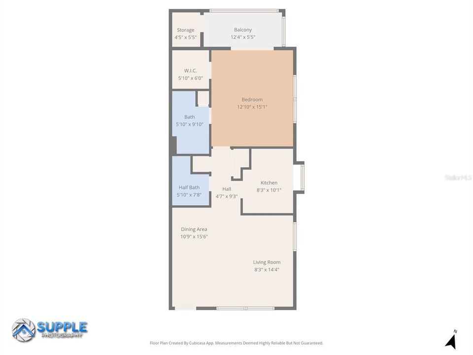 For Sale: $164,500 (1 beds, 1 baths, 760 Square Feet)