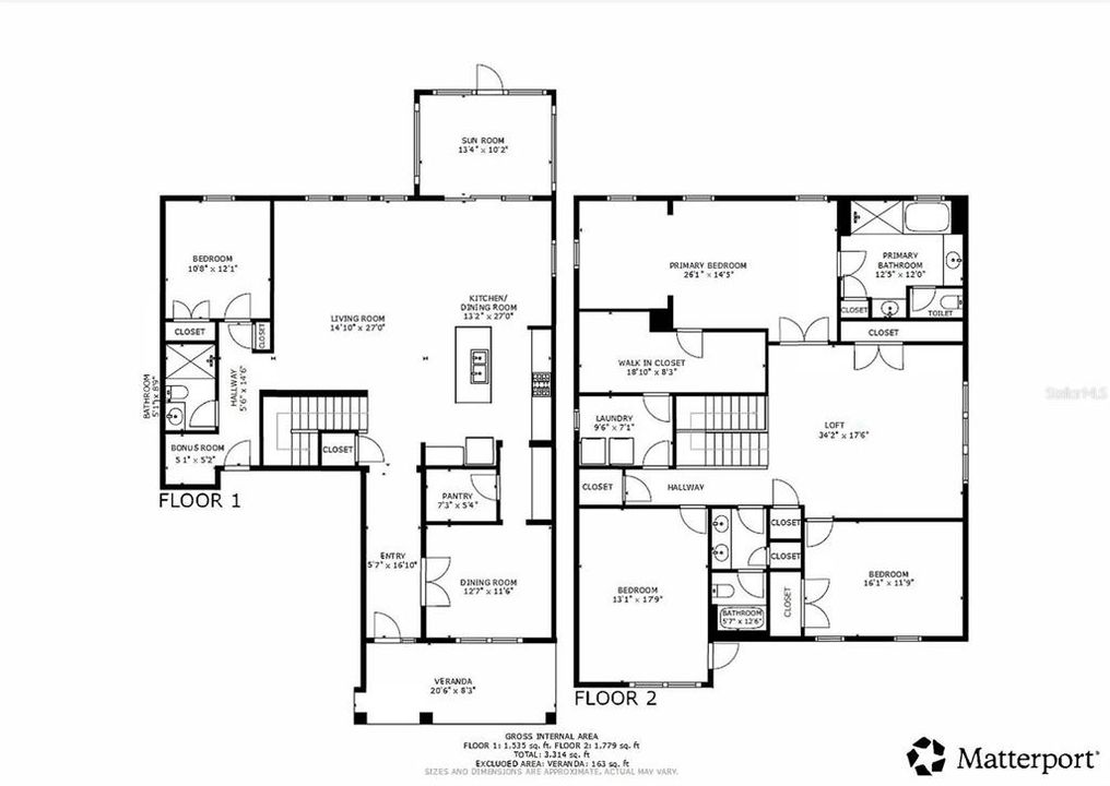 For Rent: $3,200 (4 beds, 3 baths, 3313 Square Feet)