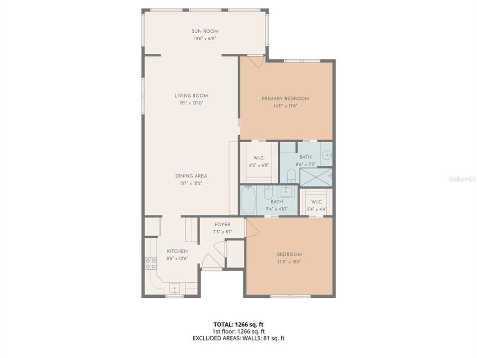 待售: $900,000 (2 贝兹, 2 浴室, 1340 平方英尺)