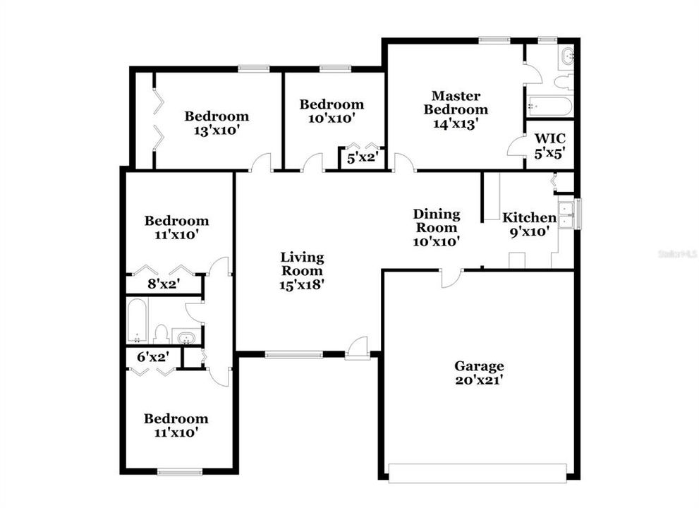 В аренду: $2,395 (3 спален, 2 ванн, 1525 Квадратных фут)