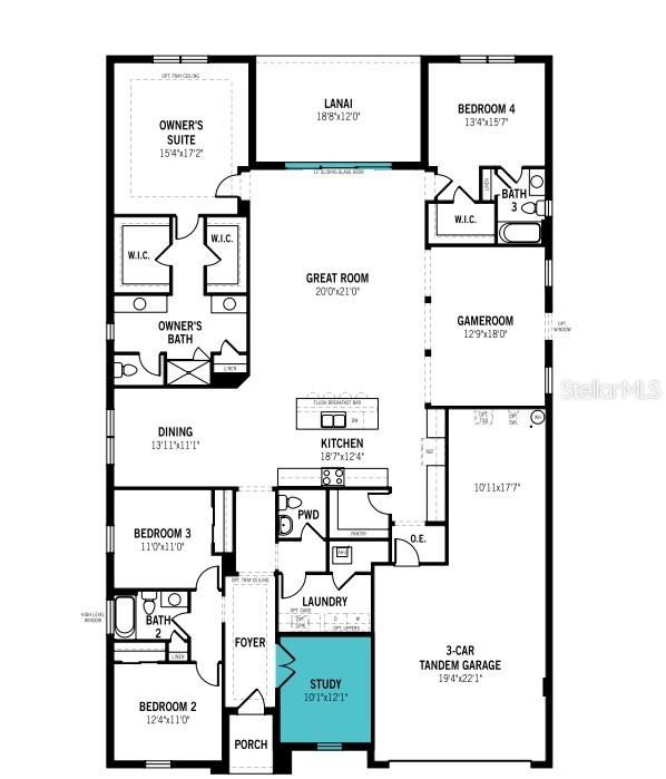 En Venta: $596,661 (4 camas, 3 baños, 3057 Pies cuadrados)