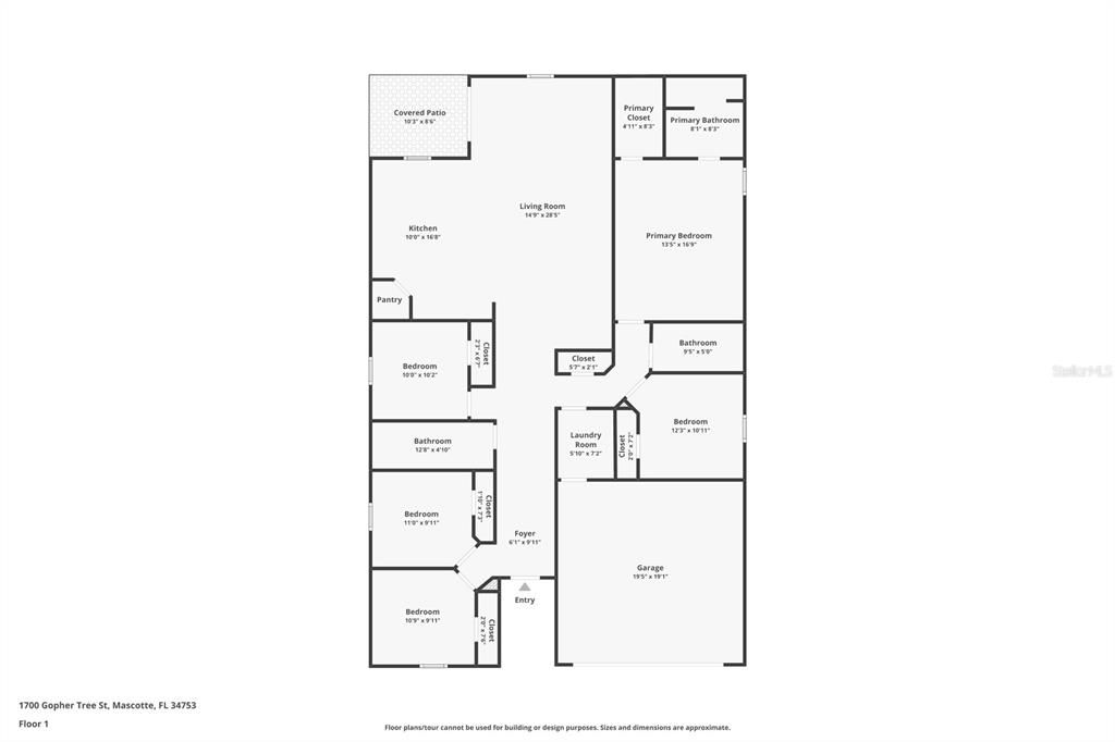 For Rent: $2,325 (5 beds, 3 baths, 1984 Square Feet)