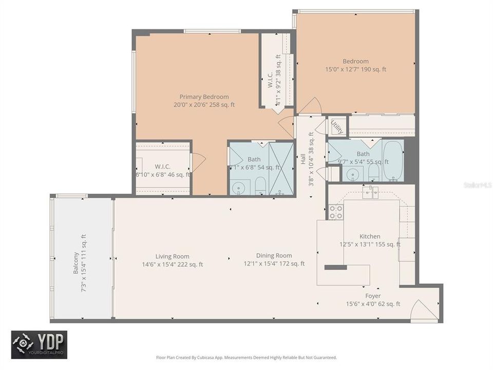 For Sale: $499,900 (2 beds, 2 baths, 1345 Square Feet)