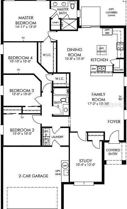 На продажу: $375,000 (5 спален, 2 ванн, 1820 Квадратных фут)