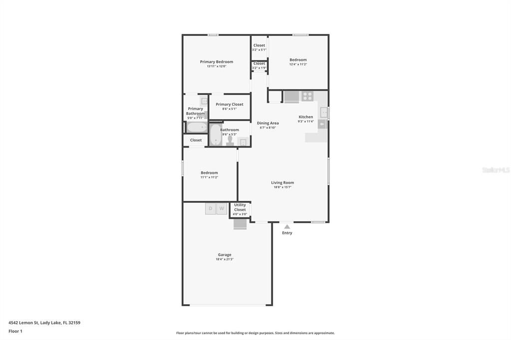 For Sale: $350,000 (3 beds, 2 baths, 1240 Square Feet)