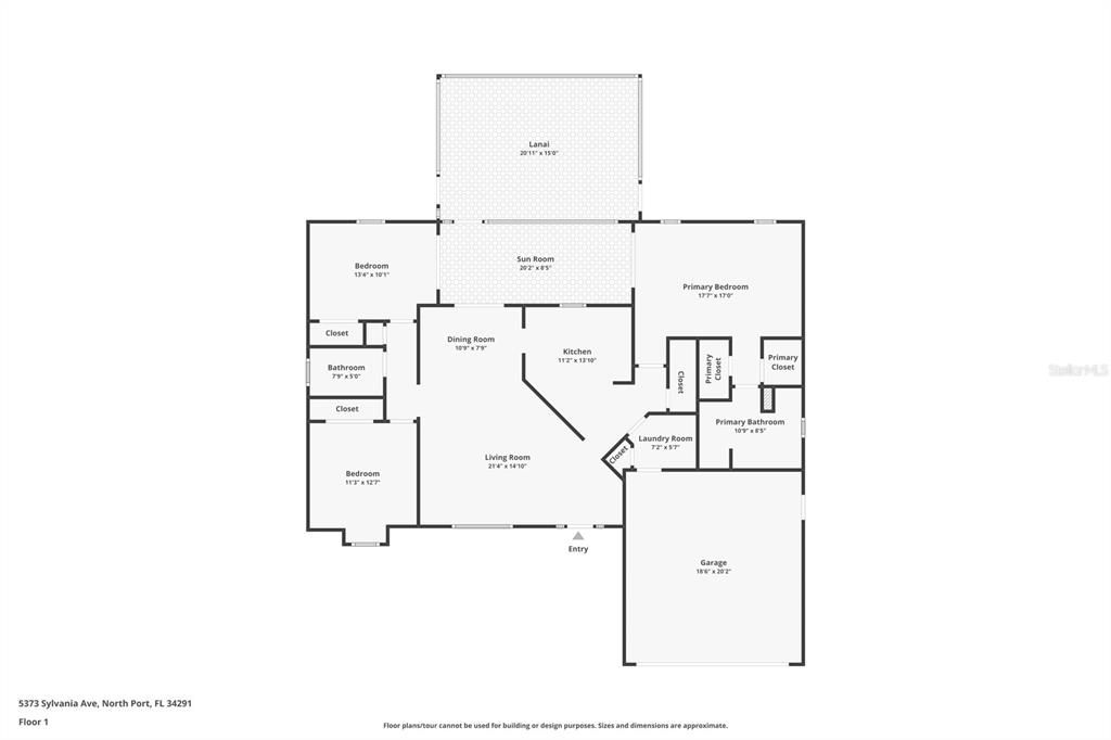 На продажу: $285,000 (3 спален, 2 ванн, 1437 Квадратных фут)