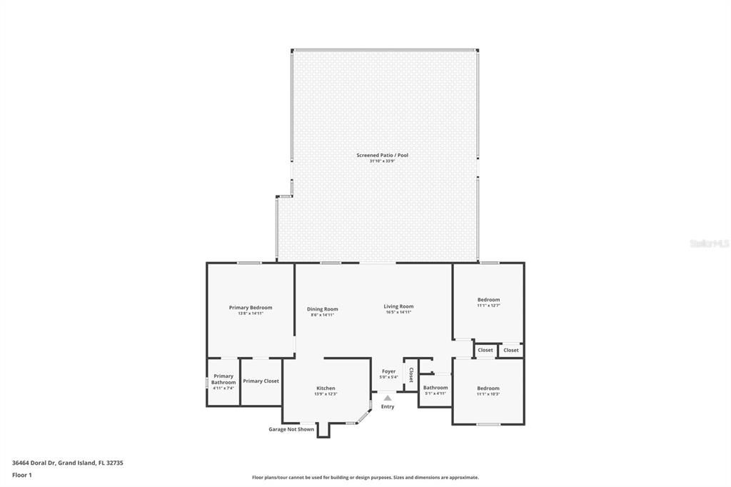 На продажу: $299,000 (3 спален, 2 ванн, 1269 Квадратных фут)
