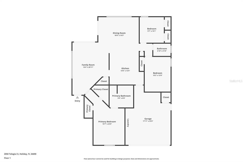 На продажу: $225,000 (3 спален, 2 ванн, 1506 Квадратных фут)