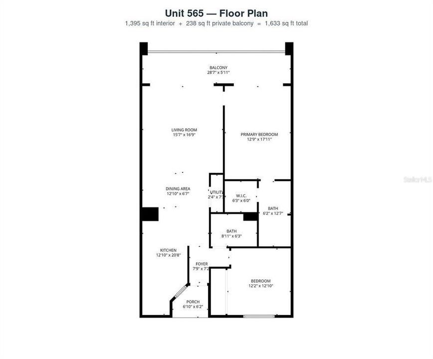 En Venta: $1,150,000 (2 camas, 2 baños, 1395 Pies cuadrados)