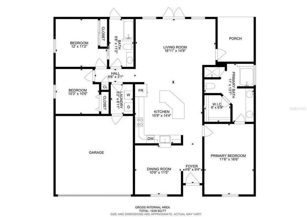 En Venta: $355,000 (3 camas, 2 baños, 1625 Pies cuadrados)